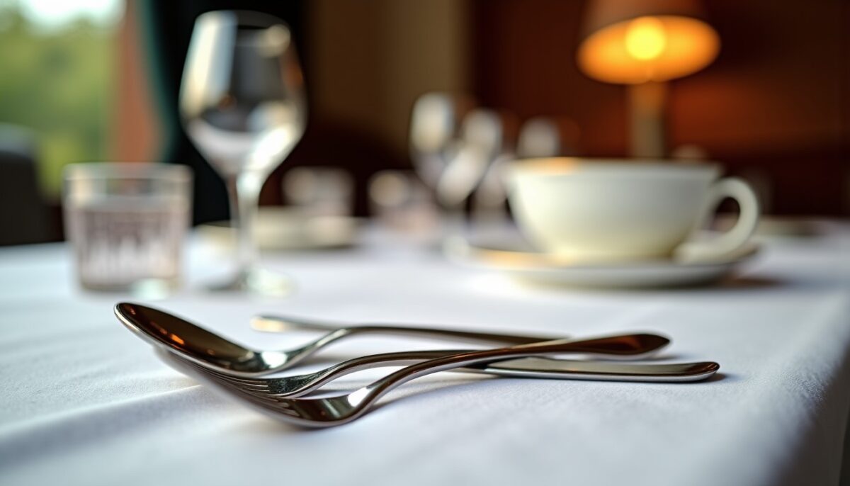 Les secrets pour poser ses couverts avec élégance à la fin du repas
