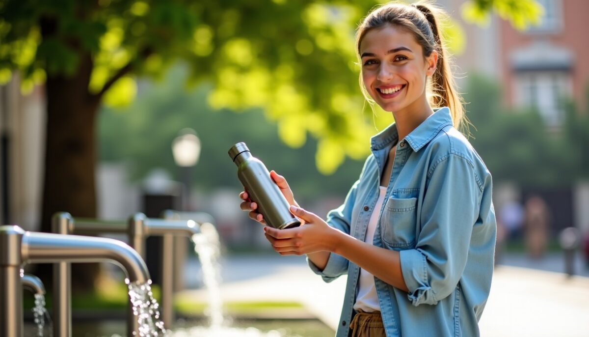 Voyager écolo : Guide pratique pour remplir sa gourde réutilisable partout